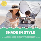 Baby Delight Go with Me Venture Portable Chair | Indoor and Outdoor | Sun Canopy | 3 Child Growth Stages | Elephant Grey - Image 5