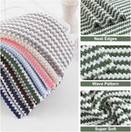 Homaxy Kitchen Towels, Ultra Soft and Absorbent Dish Towels, Reusable Fast - Image 2