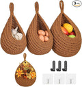 Boho Wall Hanging Fruit Baskets by INJORAN