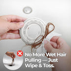 Hair Catcher for Shower Drain & Bathtub – TubRing Pop-Up Drain Protector & - Image 3