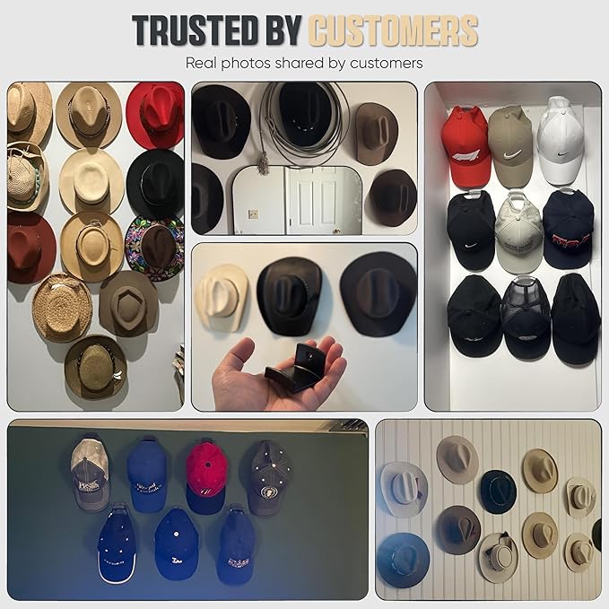 Modern JP Adhesive Hat Hooks for Wall - Image 3