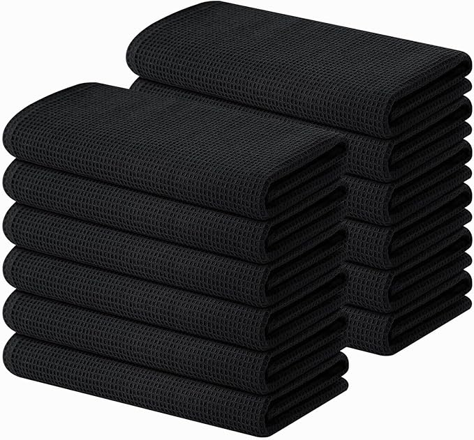 Homaxy 100% Cotton Waffle Weave Kitchen Towels by Homaxy