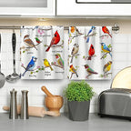 Birds on Branch Kitchen Towels Decorative Set of 4, Absorbent Cardinal - Image 5