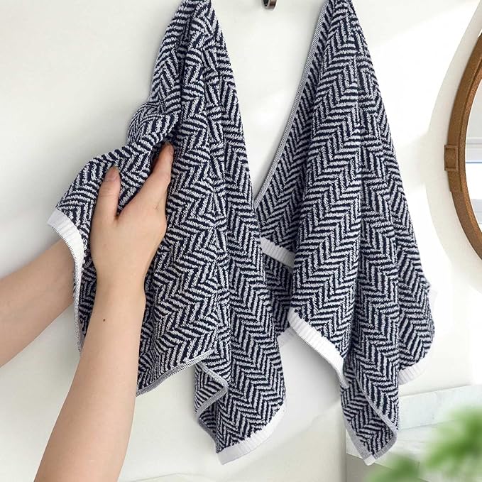 Cleanbear Hand Towels for Bathroom Set of 4 - Image 4