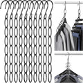 NiHome Clothing Chain Hangers 10-Pack by NiHome