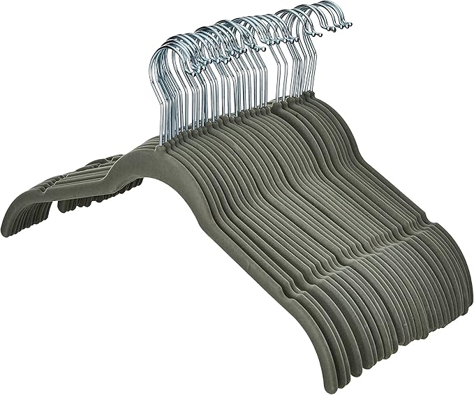 Amazon Basics Slim, Non-Slip Shirt Clothes Hangers - Image 3