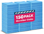 Microfiber Towels Bulk-150 Pack, Cleaning Cloths, Microfiber Towels by TEAWOO