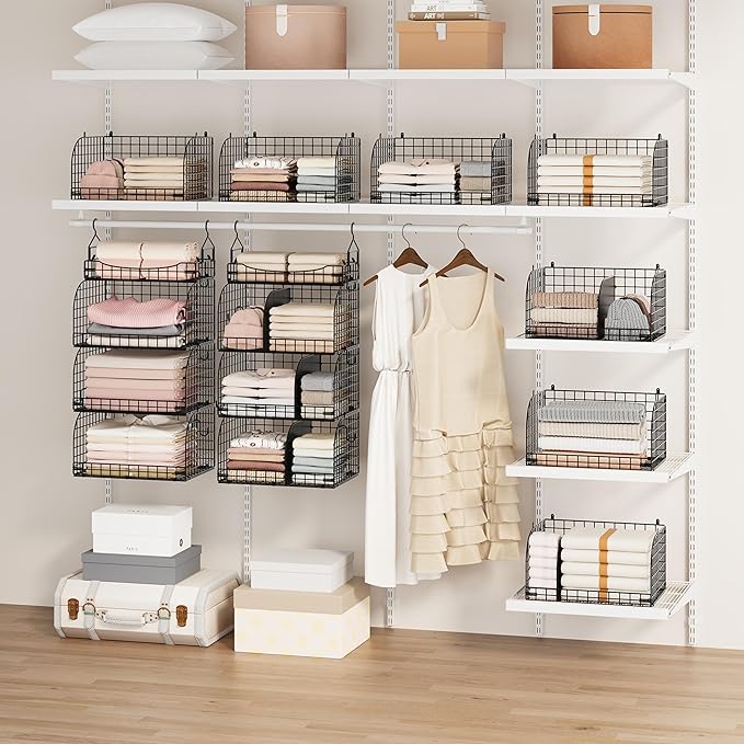 SWTYMIKI Hanging Closet Organizer Storage - Image 2