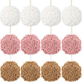 Macarrie 12 Packs Fluffy Towel Chenille Hand Towel Absorbent Fast Drying Hand by Macarrie