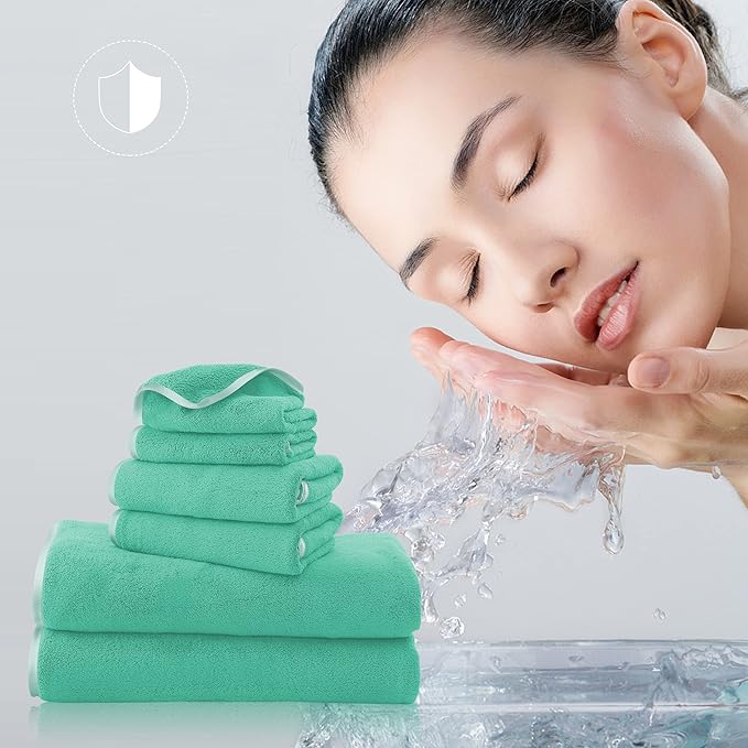 TENSTARS Luxury Silk Hemming Towel Set - Image 4