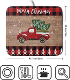 Christmas Dish Drying Mat 16 x 18 Inch - Image 2