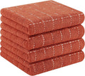 Homaxy 100% Cotton Terry Kitchen Towels, Checkered Designed, Soft and Super by Homaxy