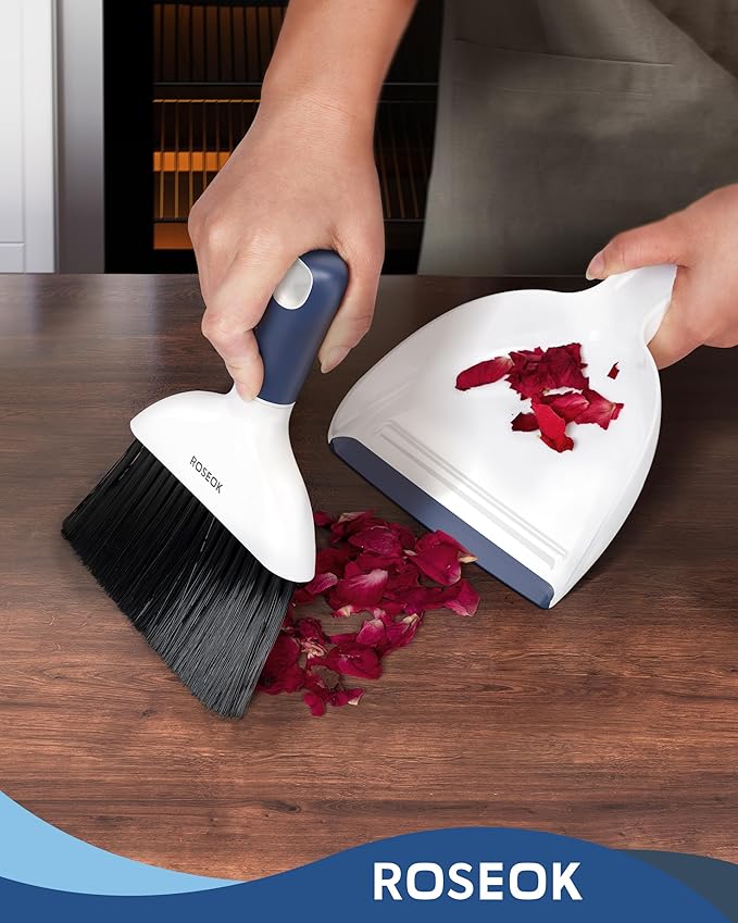 Mini Broom and Dustpan Set for Cleaning, Compact Desktop Dustpan - Image 7