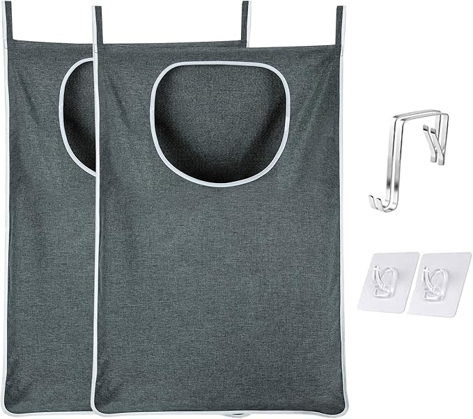 2PCS HangingLaundry bags, Over DoorLaundry wash bags - Image 3