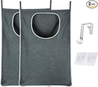 XL Hanging Laundry Hamper, Over the Door Laundry Hamper and Baskets, Wide by MakeLifeSimpleandEfficient