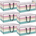 Clear Storage Bags with Zipper, Large Moving Bags Heavy Duty Extra Large by ACNUSIK