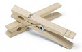 Whitmor Set of 50 Wooden Clothespins by Whitmor