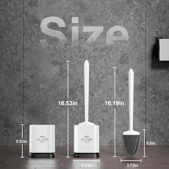 Sellemer Toilet Brush and Holder Set - Image 8