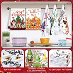 12 Pcs Seasonal Kitchen Towels Set - Image 3