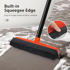 JEHONN Rubber Broom Carpet Rake Brush - Image 3