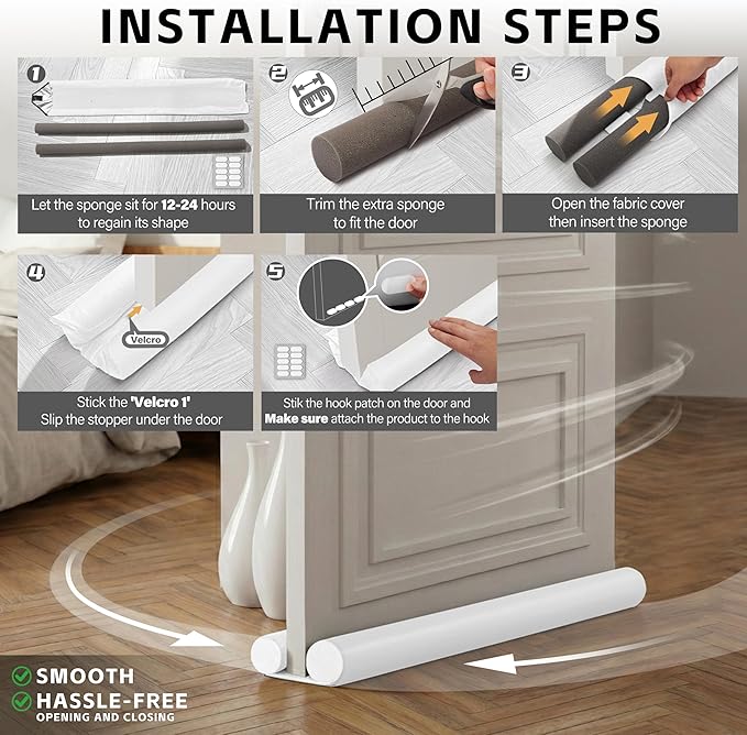MAXTID Under Door Draft Blocker 36" Door Sealers - Image 7