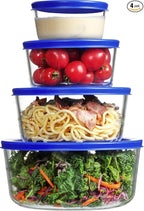 Vtopmart 4 Pack Glass Bowls by Vtopmart