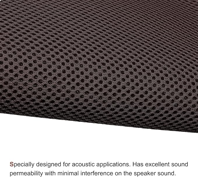 MECCANIXITY Speaker Grill Cloth 20 x 63 Inch Stereo Mesh Fabric Protective - Image 4