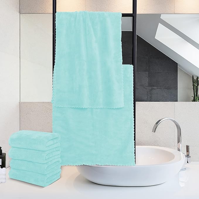 MOONQUEEN 6 Pack Premium Hand Towels - Image 3