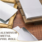 Yaocom 50 Packs Aluminum Metal Crafts DIY Foil 7.8 Inch x 11.8 Inch x 0.07 mm - Image 4