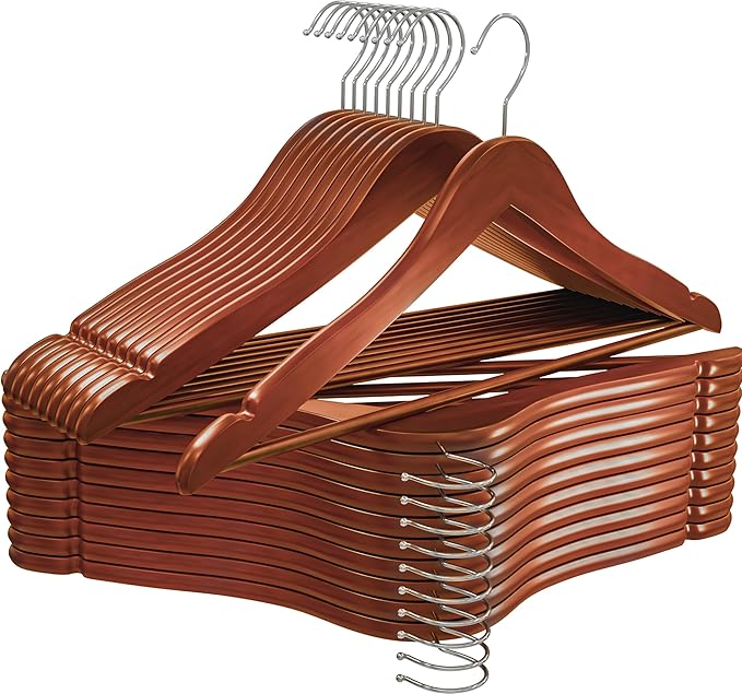 Utopia Home Premium Wooden Hangers 30 Pack - Image 8