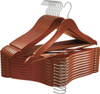Utopia Home Premium Wooden Hangers 30 Pack - Image 8