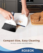 Mini Broom and Dustpan Set for Cleaning, Compact Desktop Dustpan - Image 6