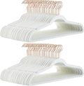 Amazon Basics Slim Velvet Non-Slip Space Saving Suit Clothes Hangers by AmazonBasics