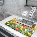 Spring Summer Floral Dish Drying Mat - Image 5