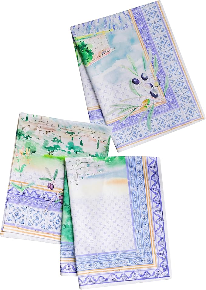 Maison d' Hermine Kitchen Towel 100% Combed Cotton Premium Set of 3 by MaisondHermine