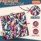 WESERWEF Design Microfiber Glasses Cleaning Cloth – Premium Cleaning Cloth - Image 2
