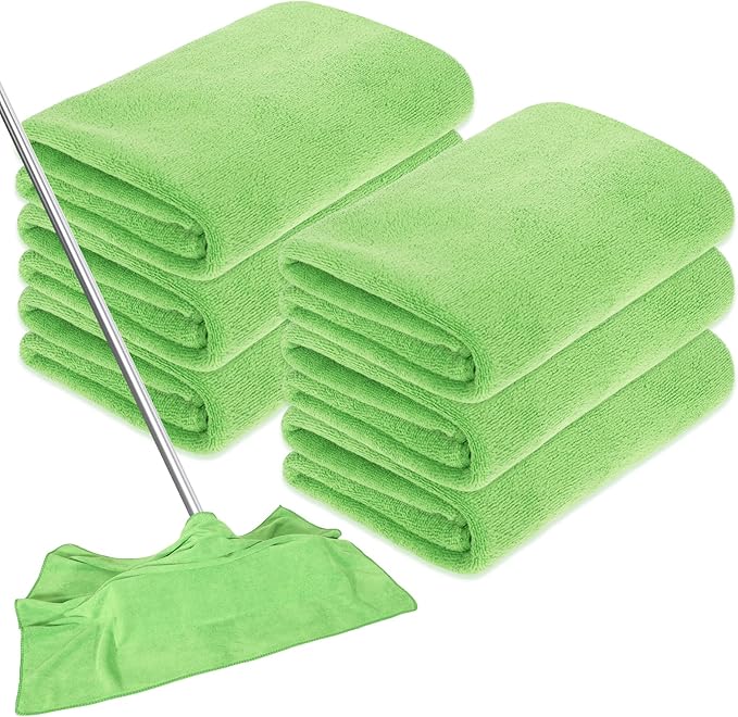 6 Pcs Extra Large Microfiber Cleaning Cloth Reusable Microfiber Towels Thick by Unknown