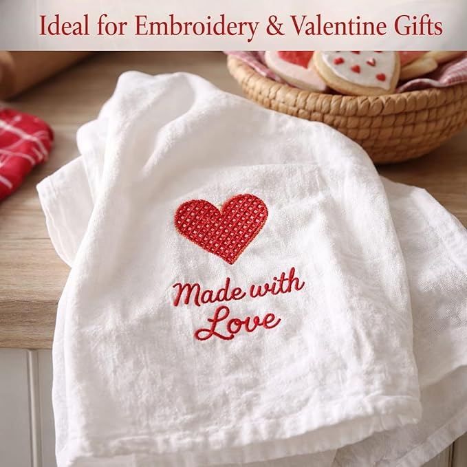 Premium Cotton Kitchen Towels Set of 7 – Ultra Absorbent & Soft Dish Towels - Image 3