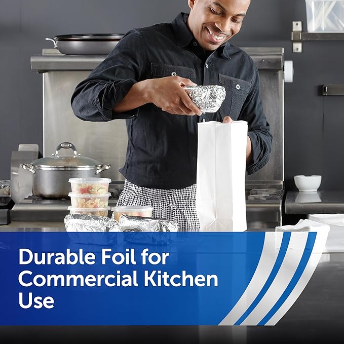 Reynolds Foodservice Pre-Cut Aluminum Foil Sheets, Cafeterias, and Restaurants - Image 3