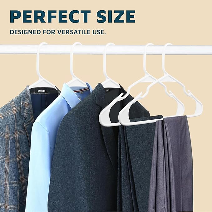 Lifemaster Plastic Clothes Hanger Set - Image 10