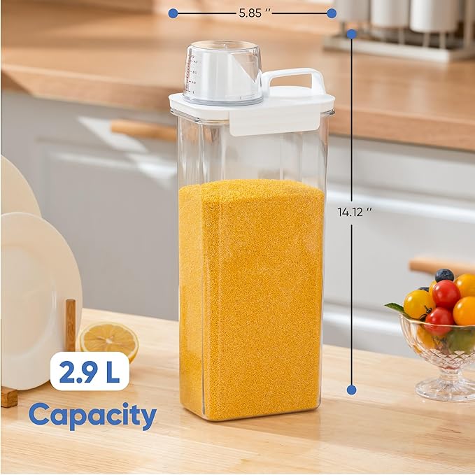 Chef's Path Airtight Food Storage Containers, & Measuring Cup Lid – Kitchen & - Image 4