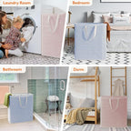 Lifewit 2 Pack Laundry Hamper Large Collapsible Laundry Baskets, Freestanding - Image 7
