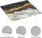 Black Gold Marble Dish Drying Mat - Image 5