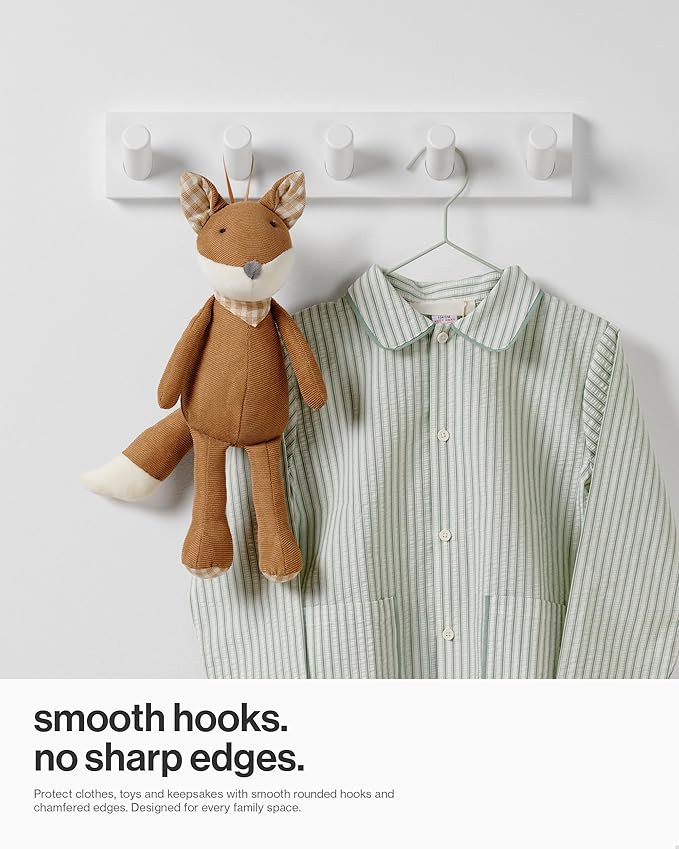 LARHN Wall Mounted Coat Rack, 16.5" - Image 4