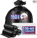 55-60 Gallon Trash Bags Heavy Duty by Munfix