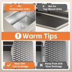 Silicone Dish Drying Mat for Kitchen Counter or Sink - Image 8