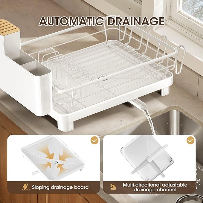 Runnatal Dish Drying Rack, Stainless Steel Dish Rack - Image 4