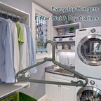 Plastic Hangers 50 Pack, Light Weight Durable Clothes Hangers - Image 6