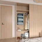 3-Shelf Hanging Closet Organizer and Storage, Foldable Hanging Closet Shelves - Image 2