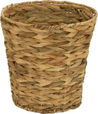 Household Essentials Wicker Waste Basket, Woven Leaf Basket by HouseholdEssentials